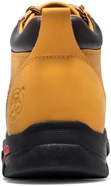 FLYLAND Men's Casual Leather Shoes Chukka Ankle Boots Handmade Fashion Shoes Non Slip Breathable Comfortable Mid Top for Driving Walking Outdoor