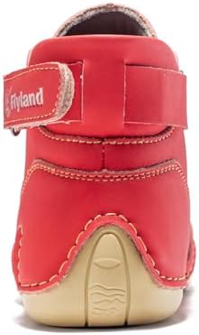 FLYLAND Women's Casual Leather Fashion Sneakers Handmade Ankle Chukka Boots Lightweight Slip-On Loafers Walking Driving Shoes