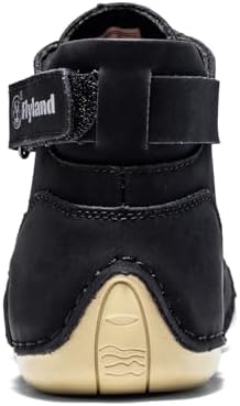 FLYLAND Women's Casual Leather Fashion Sneakers Handmade Ankle Chukka Boots Lightweight Slip-On Loafers Walking Driving Shoes