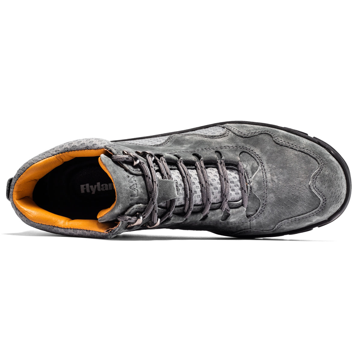 FLYLAND Men's Chukka Boots Casual Leather Shoes Ankle Shoes Non Slip Breathable Comfortable Mid Top for Driving Walking Outdoor