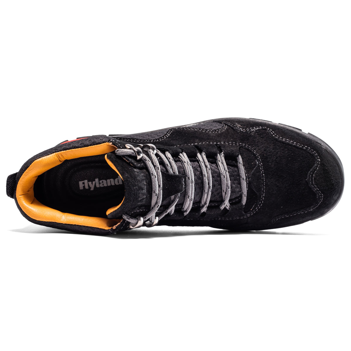 FLYLAND Men's Chukka Boots Casual Leather Shoes Ankle Shoes Non Slip Breathable Comfortable Mid Top for Driving Walking Outdoor
